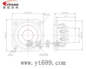 78mm藍牙音箱中音喇叭成品圖