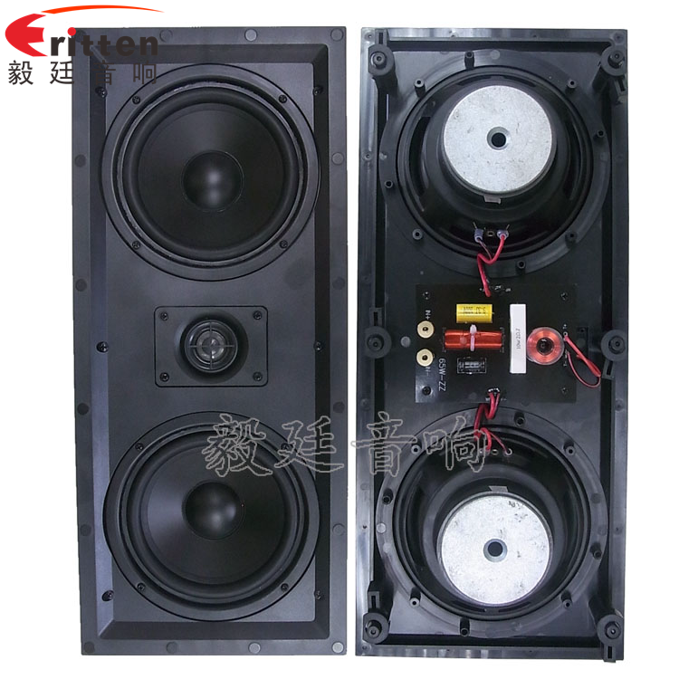8''250w 重低音喇叭正反面